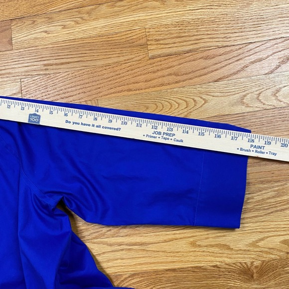 Chicos No Iron Button Down Shirt Womens 2 Blue 3/4 Sleeve Professional Classic - Picture 7 of 7